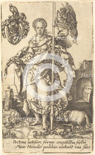 Modesty, 1552. Creator: Heinrich Aldegrever.