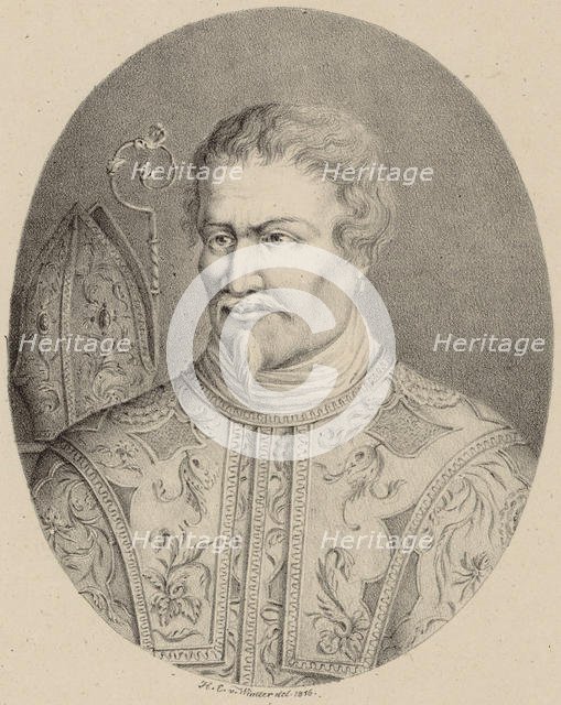 Portrait of the Composer Agostino Steffani (1654-1728) , 1816. Creator: Winter, Heinrich Eduard von (1788-1825).