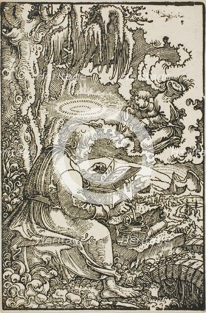 St. Matthew, from The Luther Bible, 1523. Creator: Georg Lemberger.