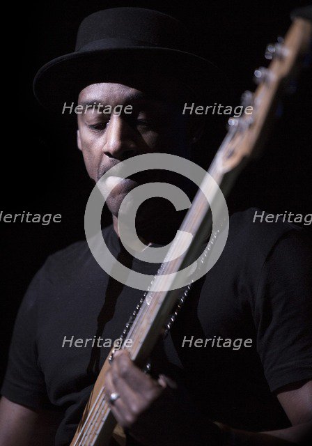 Marcus Miller, 2017. Artist: Alan John Ainsworth.