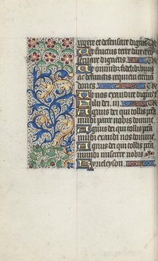 Book of Hours (Use of Rouen): fol. 95v, c. 1470. Creator: Master of the Geneva Latini (French, active Rouen, 1460-80).