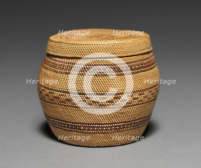 Lidded Bowl, c 1875- 1900 ?. Creator: Unknown.