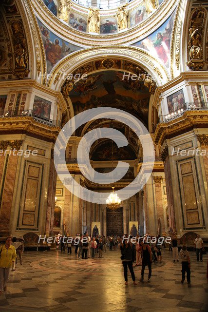 Interior, St Isaac's Cathedral, St Petersburg, Russia, 2011. Artist: Sheldon Marshall