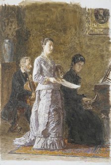 The Pathetic Song, 1881. Creator: Thomas Eakins.