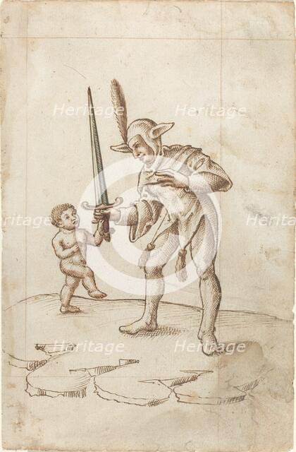 Turn aside the Sharp Sword [fol. 44 recto], c. 1512/1515. Creator: Unknown.