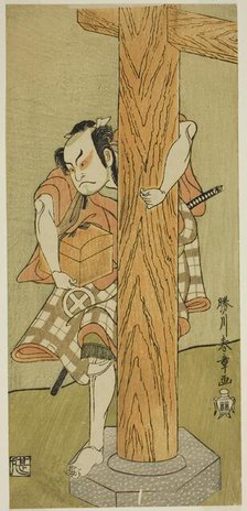 The Actor Otani Hiroji III in an Unidentified Role, Japan, c. 1770. Creator: Shunsho.