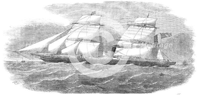 The new Screw Steamer "Barwon", 1854. Creator: Unknown.