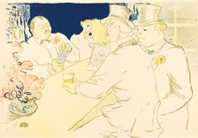 Irish and American Bar, rue Royale, 1896. Creator: Henri de Toulouse-Lautrec.