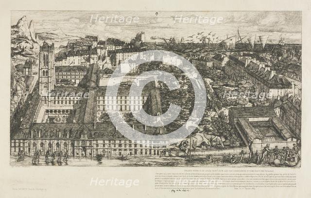 Henry IV College, 1863-1864. Creator: Charles Meryon (French, 1821-1868).