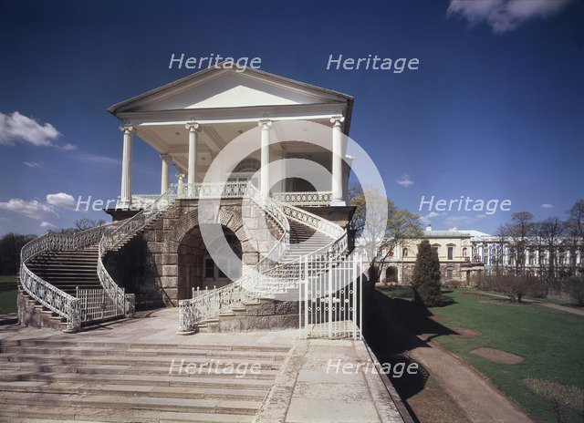 Cameron Gallery at the Catherine Palace in Tsarskoye Selo, 1783-1785. Artist: Cameron, Charles (ca. 1730/40-1812)