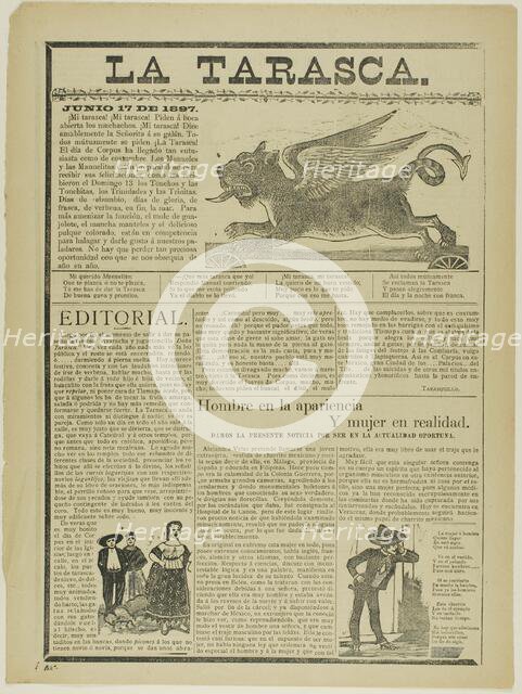 The Dragon of Corpus Christi, 1897. Creator: José Guadalupe Posada.