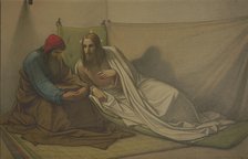 Christ and Nicodemus: Nighttime teaching (first composition), 1863. Creator: Eduard von Steinle.