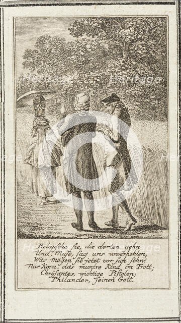 Plate 8 for 'Moral and Satiric Content', 1778. Creator: Daniel Nikolaus Chodowiecki.