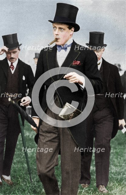 'Derby Day, 1926: His Majesty, Ryder Cup contest at Southport', (1936) Artists: Unknown, King George V.