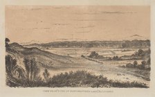 View from "Duke of Manchester's Land", Halcombe,  c.1878. Creator: Edith Stanway Halcombe.