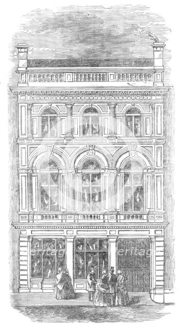 The Boston Athenaeum, 1856.  Creator: Unknown.