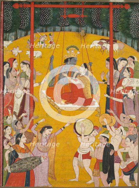 Hindola Raga, c. 1790-1800. Creator: Unknown.