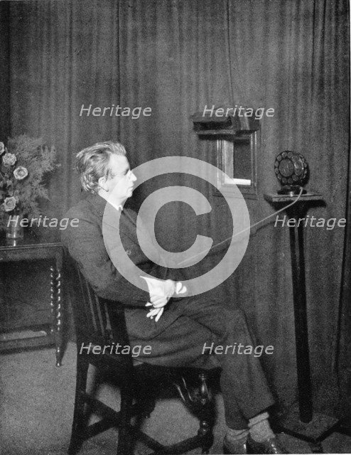 John Logie Baird (1888-1946), Scottish electrical engineer and pioneer of television, 1920s Artist: Unknown