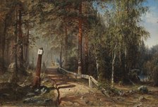 Mail Road in  Häme, 1860. Creator: Werner Holmberg.