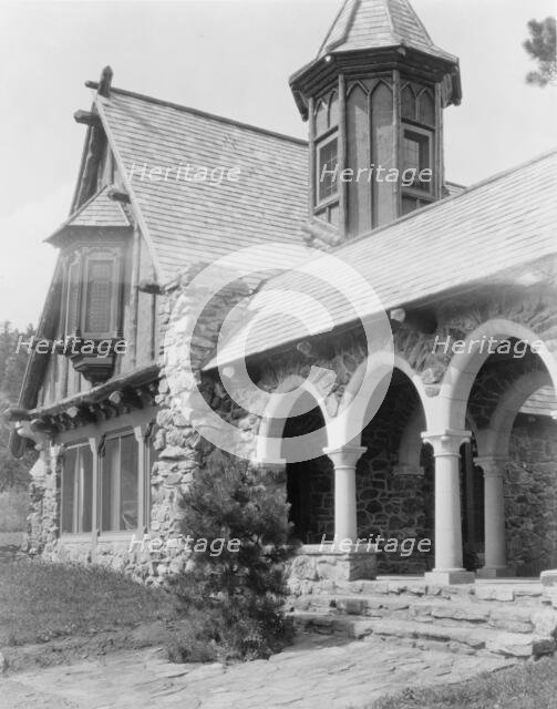 Mountain lodge for Paul T. Mayo, Bear Creek Can~on, Colorado--J. B. Benedict..., c1903 - 1923. Creator: Frances Benjamin Johnston.