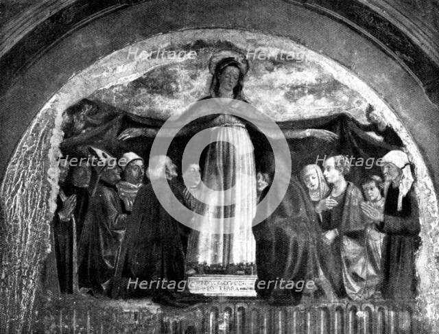 Fresco by Ghirlandajo discovered in the Church of the Ognissanti, Florence, 1898. Creator: Unknown.