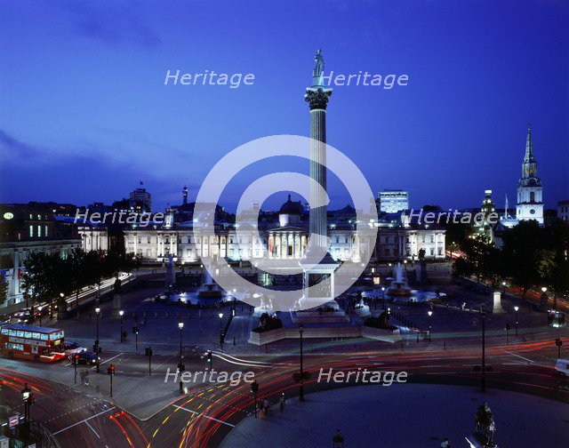 Trafalgar Square, c1990-2010. Artist: Unknown.