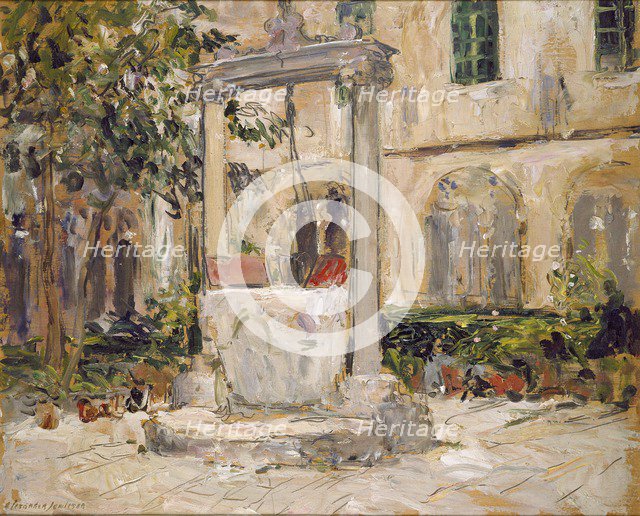 Cloister of the Dominican Monastery, Dubrovnik, early 20th century. Artist: Alexander Jamieson.