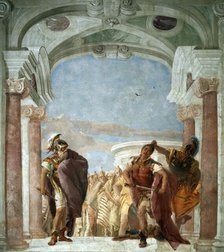 The Rage of Achilles, 1757. Creator: Tiepolo, Giambattista (1696-1770).