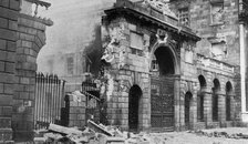 The Four Courts bombarded, Dublin, Ireland, July 1922 (1935). Artist: Unknown