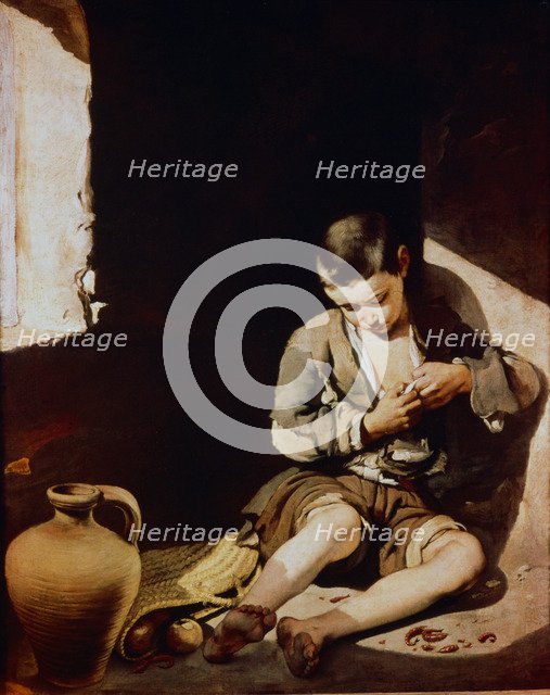  'The little beggar' (1650?) by Bartolome Murillo.