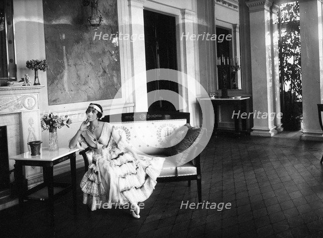 Mathilde Kschessinska (1872-1971), 1916. Artist: Bulla, Karl Karlovich (1853-1929)