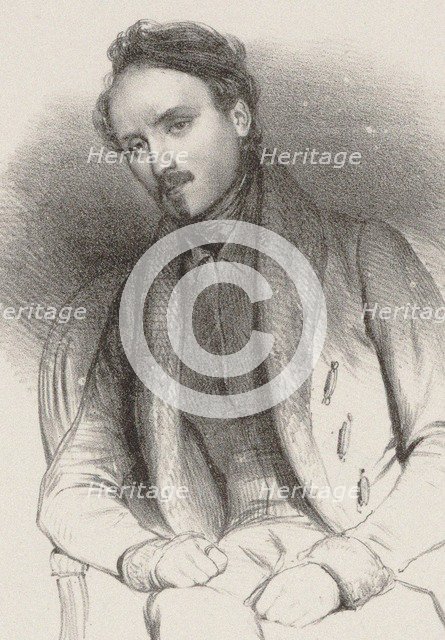Portrait of the composer Henri Bertini (1798-1876), 1833.