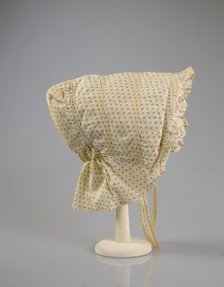 Sunbonnet, American, 1866-67. Creator: Unknown.