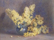 Yellow blossom and rosemary, 1897. Creator: Margaret Stoddart.