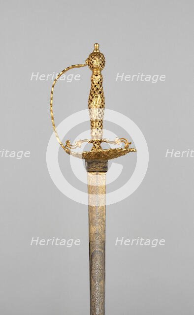 Dress Sword, Spain, 1743. Creator: Unknown.