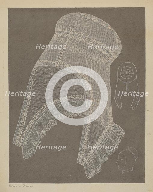 Cap, c. 1937. Creator: Roberta Spicer.