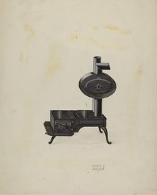 Stove, c. 1937. Creator: Harry Grossen.