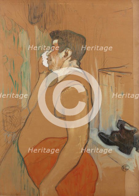 Monsieur Caudieux, acteur de café concert, 1896. Creator: Toulouse-Lautrec, Henri, de (1864-1901).