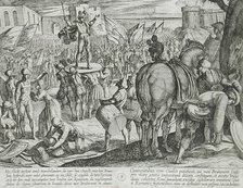 Two Roman Units Defeated, Publshed 1612. Creator: Antonio Tempesta.