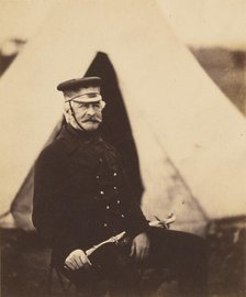 Lt. General Sir Richard England, K.C.B., 1855. Creator: Roger Fenton.