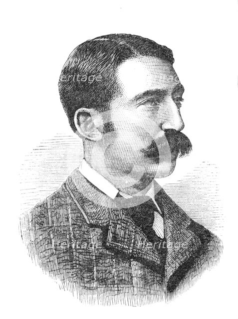 'Lieutenant Chard', c1880. Artist: Unknown.