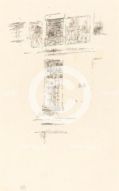Hôtel Colbert, Windows, 1891. Creator: James Abbott McNeill Whistler.