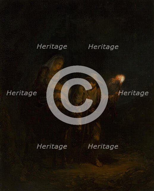 Flight into Egypt, 1812. Creator: Alexander Lauréus.