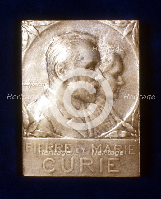 Pierre and Marie Curie, French physicists. Artist: Unknown