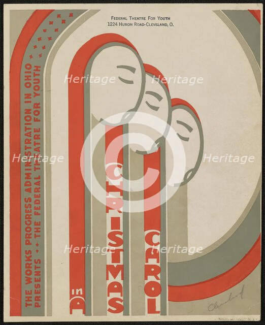 A Christmas Carol, Cleveland, 1937. Creator: Unknown.