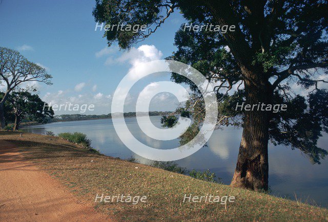Nuwara Wewa, an artificial lake, in Anuradhapura, 2nd century. Artist: Unknown