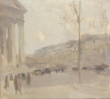 Place de la Madeleine no. I, ca. 1910. Creator: Frank Edwin Scott.