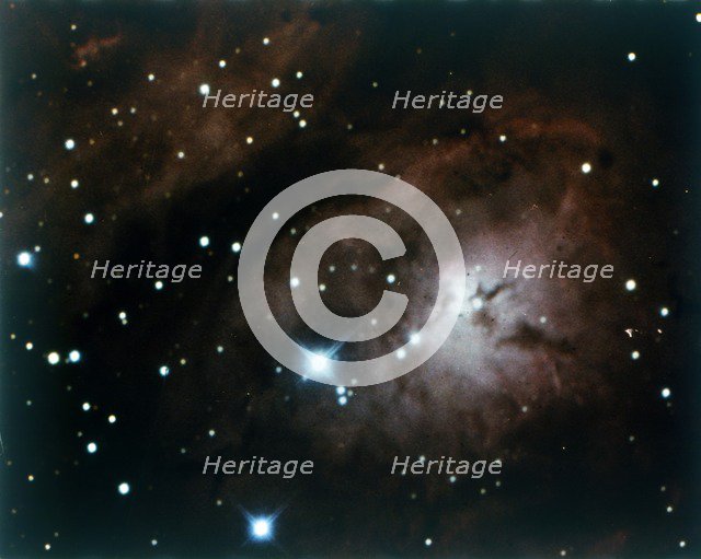 Lagoon Nebula in Sagittarius constellation. Creator: NASA.