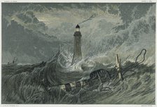 Third Eddystone lighthouse, 19th century. Artist: Unknown