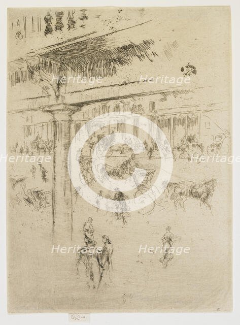 Regent's Quadrant, 1880-1881. Creator: James Abbott McNeill Whistler.
